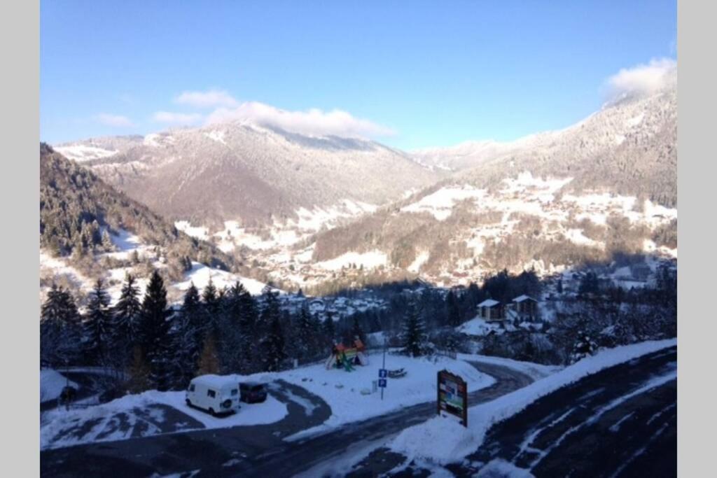 Au Pied Des Pistes B31, Chaleureux Studio 4 Pers, Vue Sur La Vallee Imprenable Avec Wifi, Draps Non Compris Saint-Jean-dʼAulps Zewnętrze zdjęcie