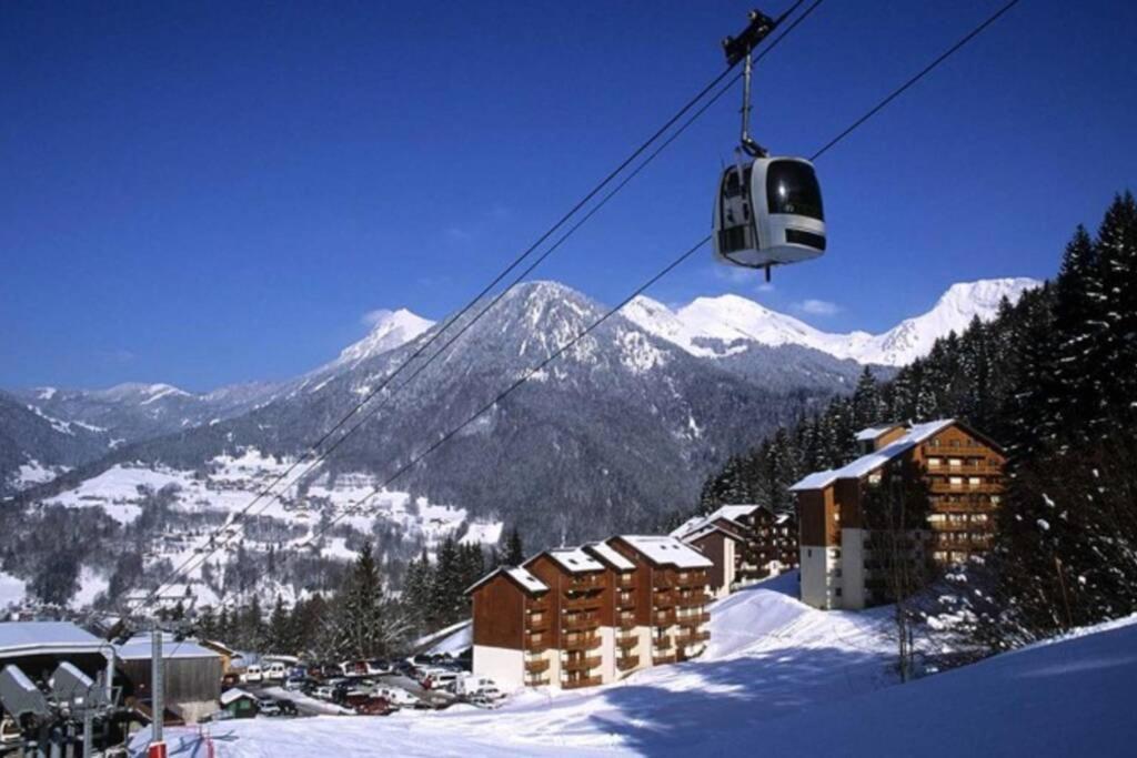 Au Pied Des Pistes B31, Chaleureux Studio 4 Pers, Vue Sur La Vallee Imprenable Avec Wifi, Draps Non Compris Saint-Jean-dʼAulps Zewnętrze zdjęcie
